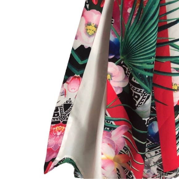 GIBSON LATIMER Tropical Print Maxi Dress, size IX - Picture 10 of 15